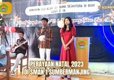 PERAYAAN NATAL DI SMAN 1 SUMBERMANJING | 12 DES 2023