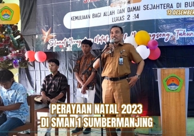 PERAYAAN NATAL DI SMAN 1 SUMBERMANJING | 12 DES 2023